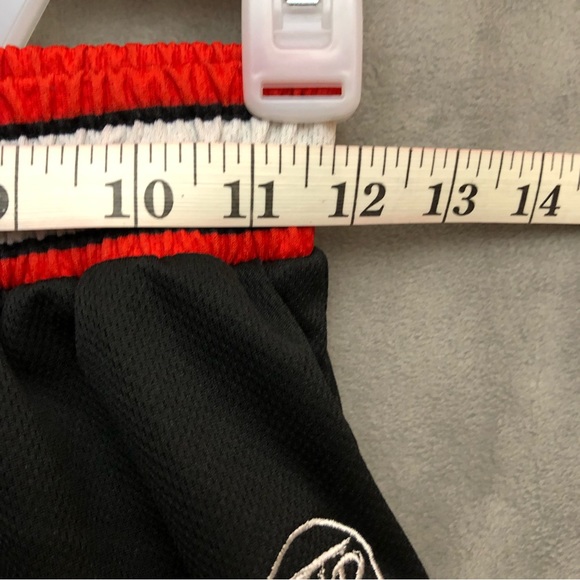 The Lost Breed Men’s Tiger Patch Training Shorts Black Red White Small - Picture 12 of 13